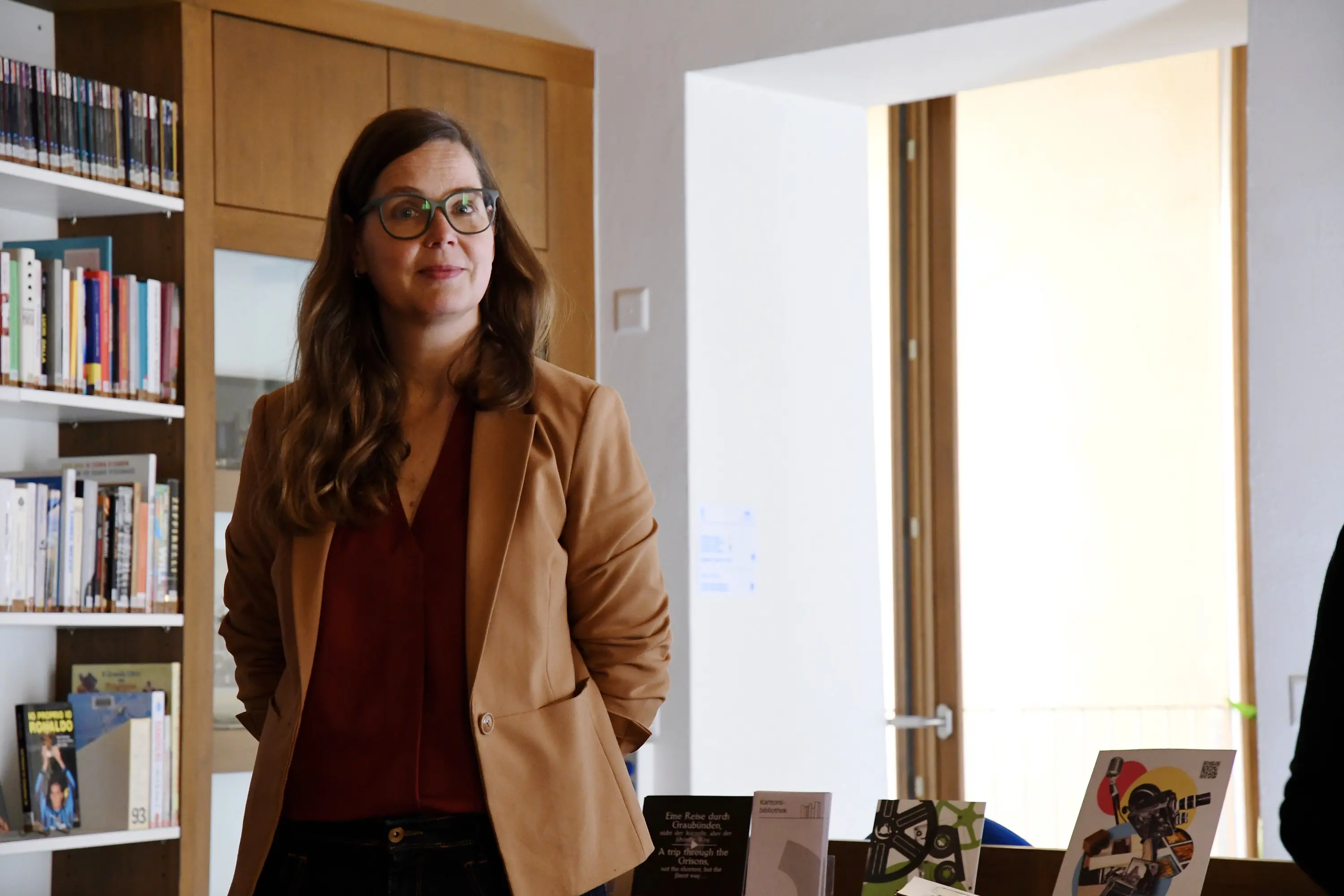 Nadine Wallaschek, direttrice Biblioteca cantonale Grigioni