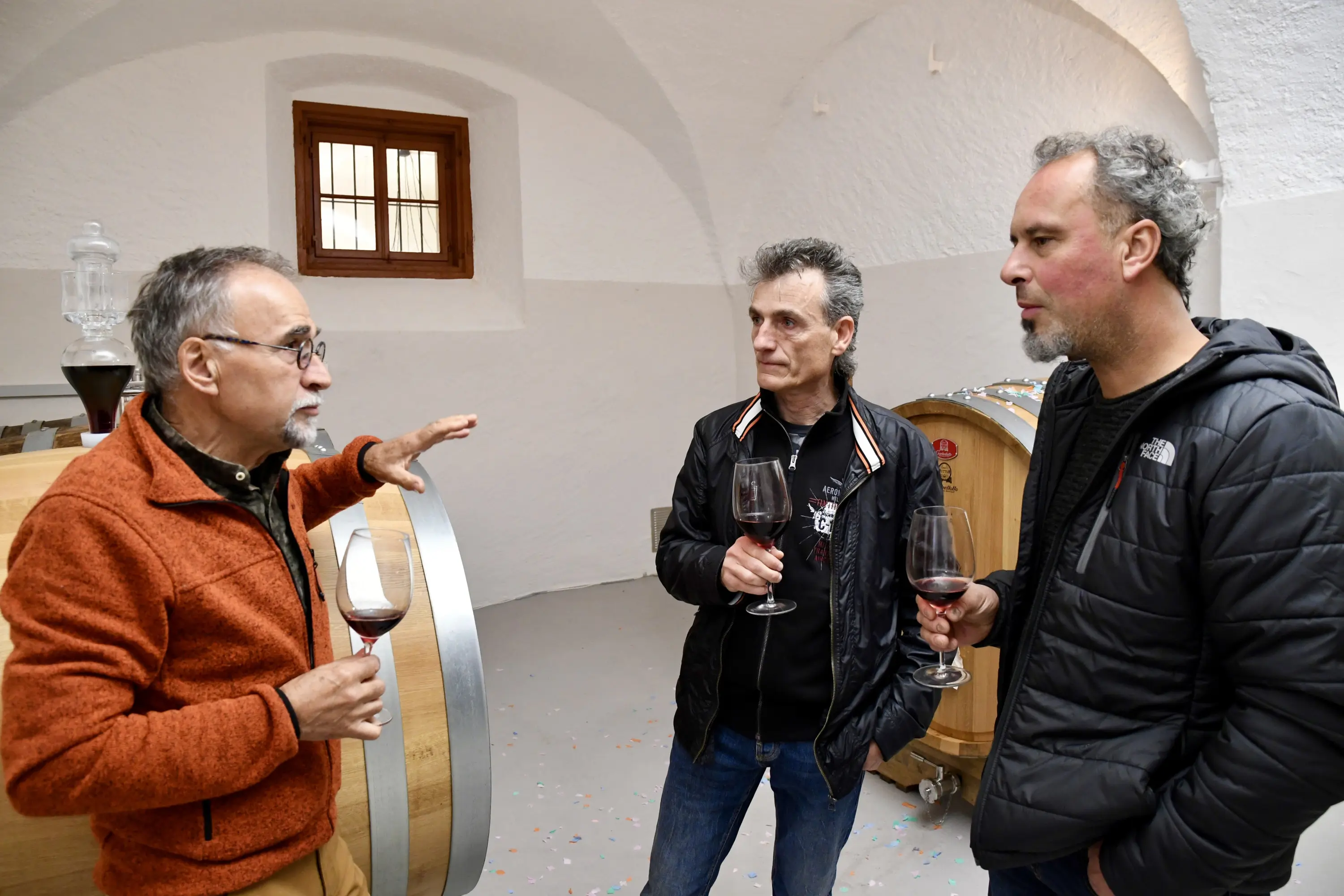 Da sinistra Emanuele Bontognali, Igino Cao e Peter Marchesi